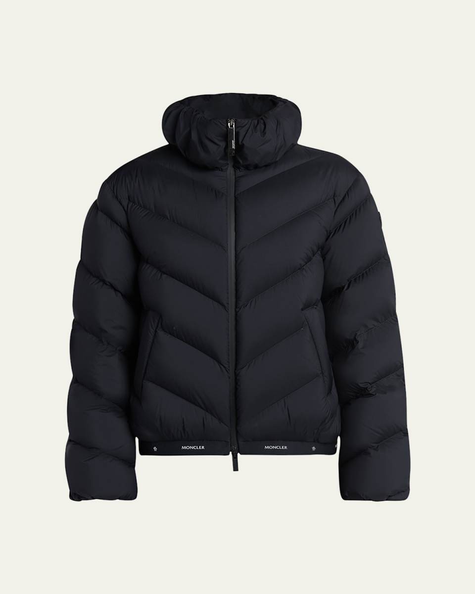 Grigan Quilted Down Logo Tape Jacket